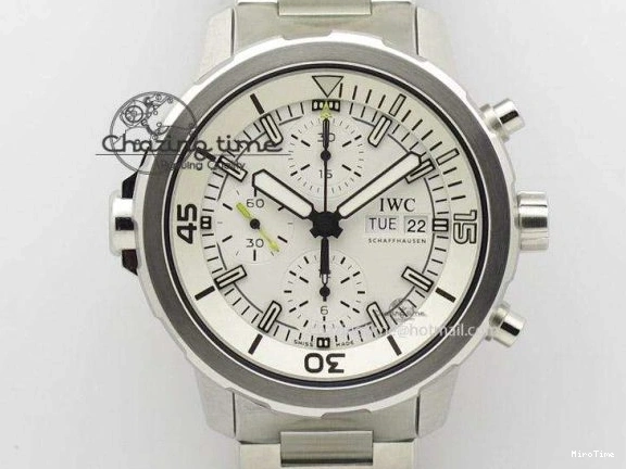 MIROTIME 0325 Fashionable Pilot IW326801 SS MK 1:1 Best Edition Black Dial on Green Nylon Strap MIYOTA 7122